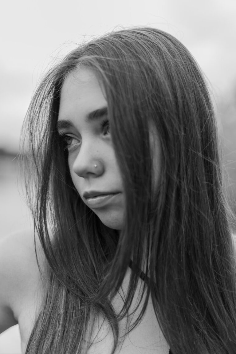 Foto ritratto Rebecca - shooting La trucca